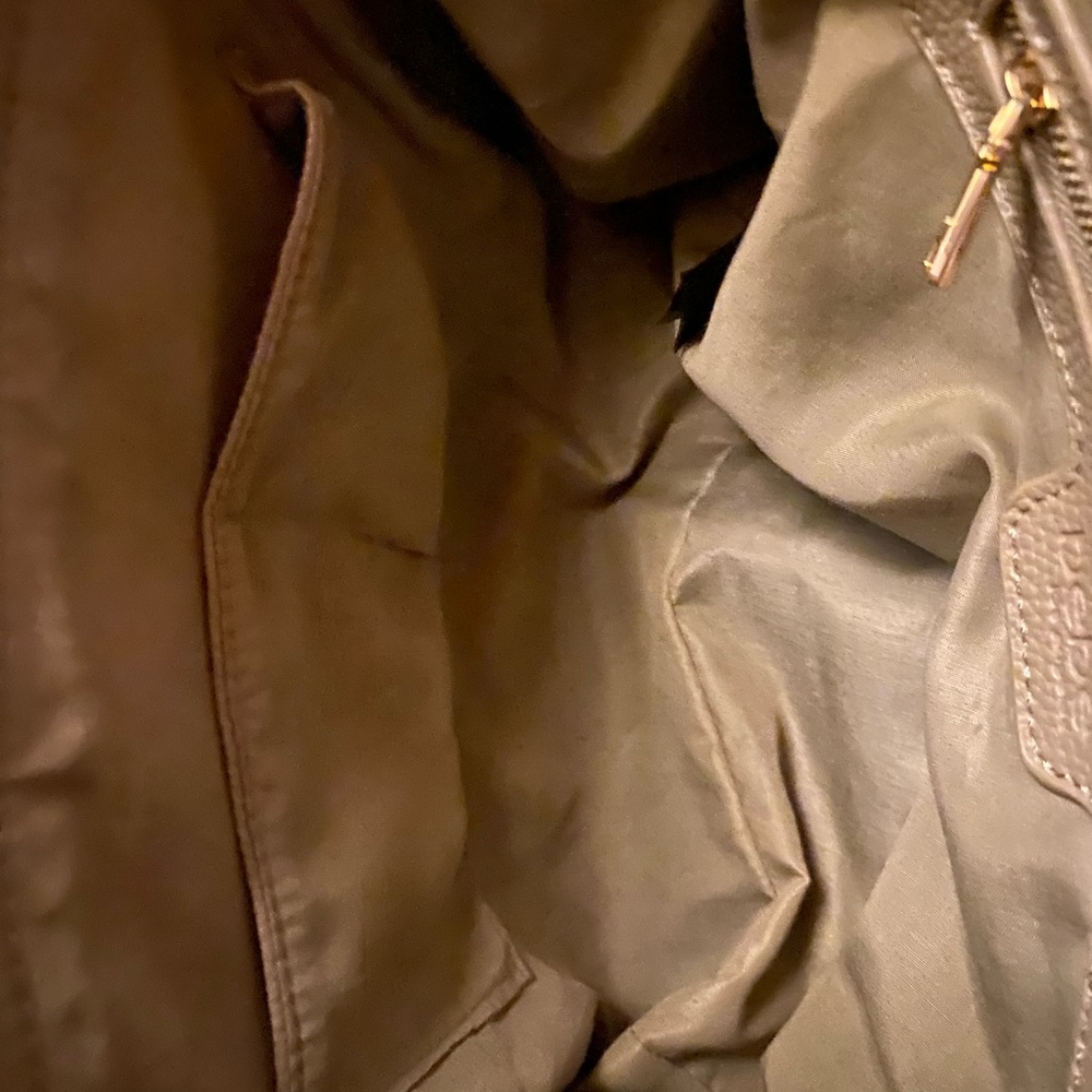 BEBE LOS ANGELES SATCHEL PEBBLED LEATHER - Picture 5 of 13